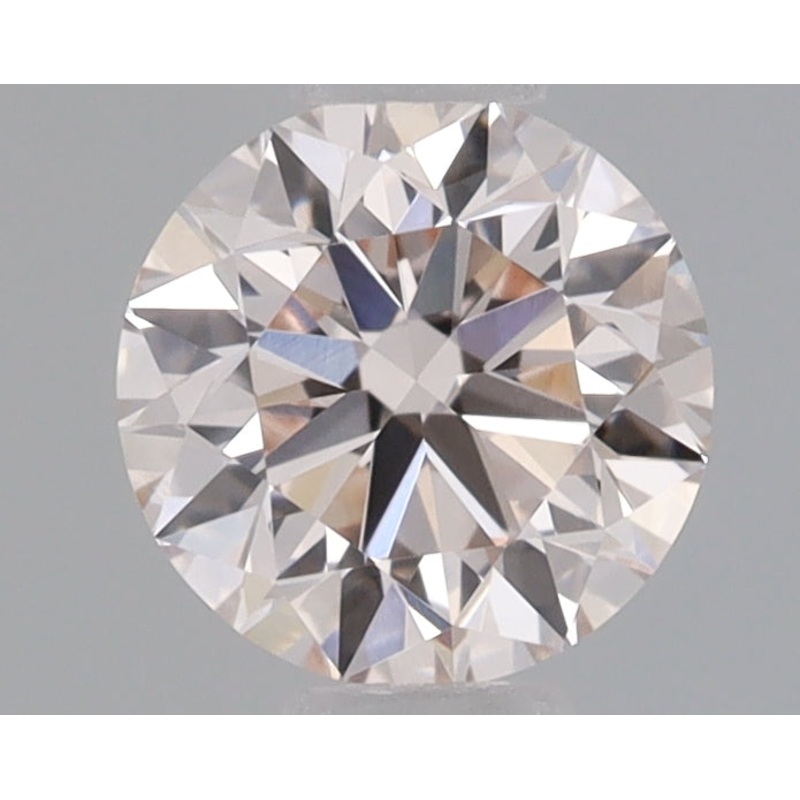 0.4 Ct Round Lab Diamond  Fancy Orange  VVS1  Very good Cut  NC