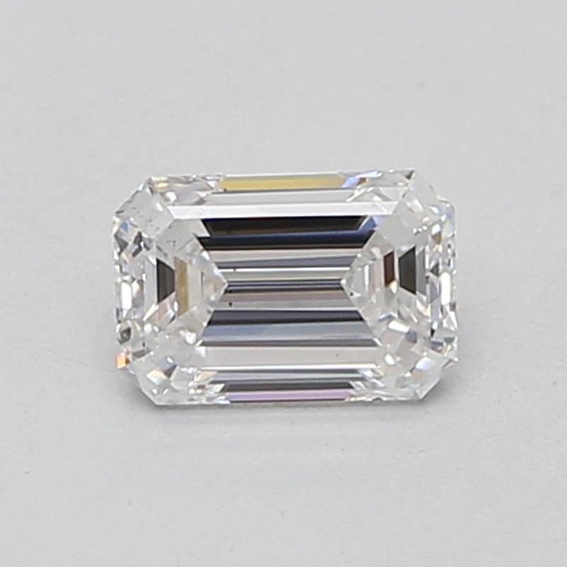 0.72 Ct Emerald Lab Diamond  D  SI1   IGI