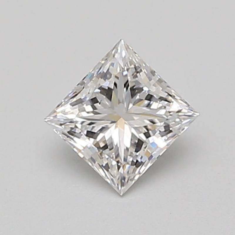 0.74 Ct Princess Lab Diamond  D  VS2   IGI