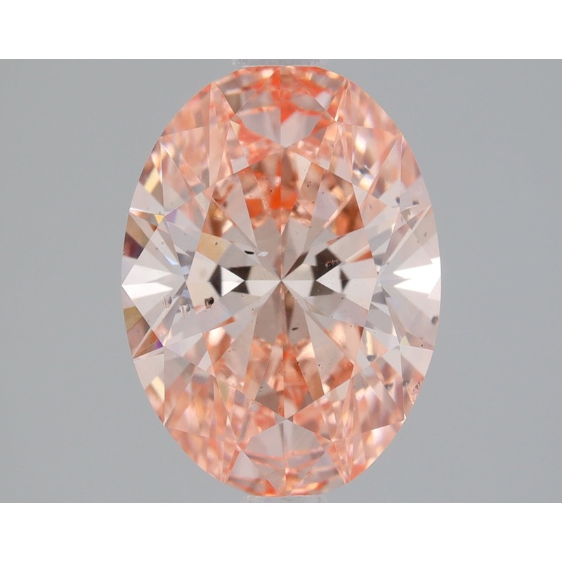 1.51 Ct Oval Lab Diamond  Fancy Pink  SI1   IGI