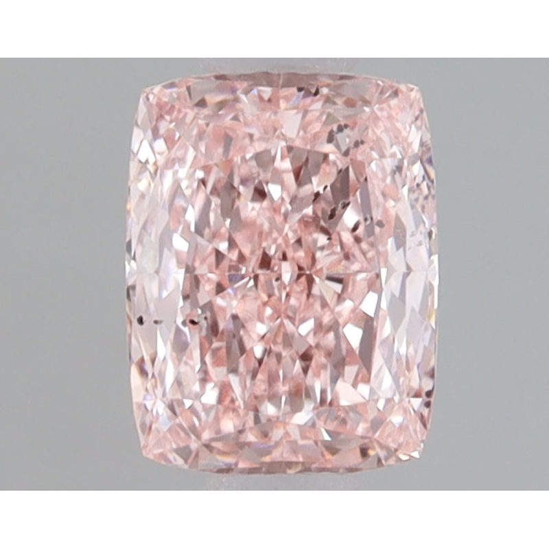 0.98 Ct Cushion Lab Diamond  Fancy Intense Pink  SI2   IGI
