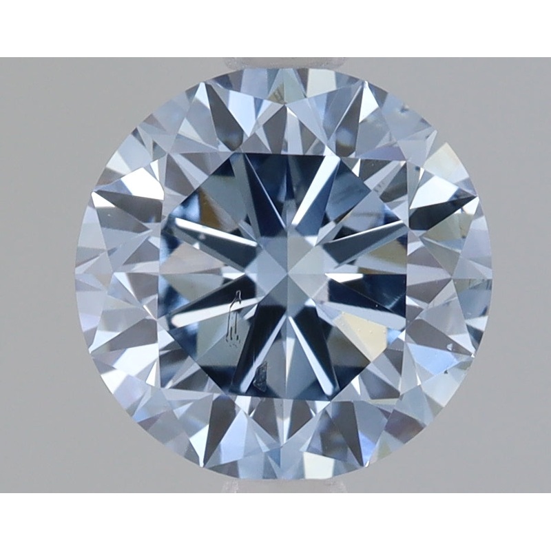 1.16 Ct Round Lab Diamond  Fancy Intense Blue  SI1  Good Cut  IGI