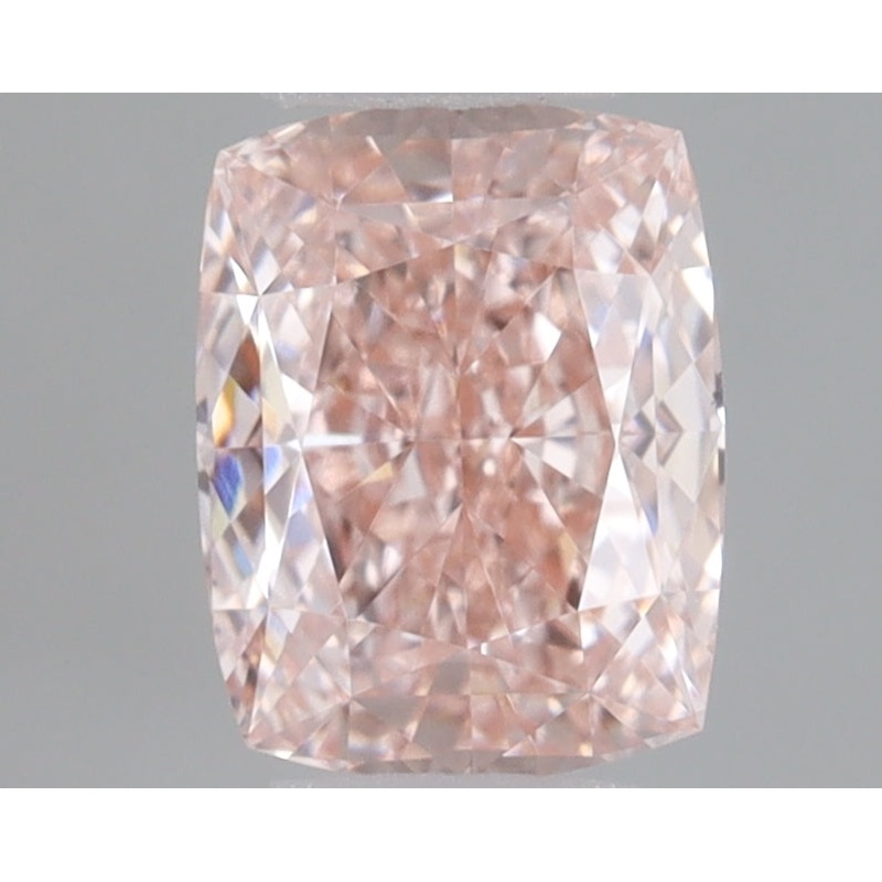 0.51 Ct Cushion Lab Diamond  Fancy Intense Pink  VS1   IGI