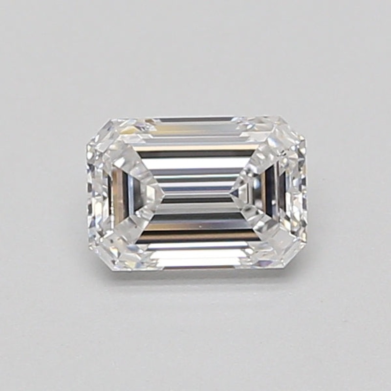 0.72 Ct Emerald Lab Diamond  D  VS2   IGI