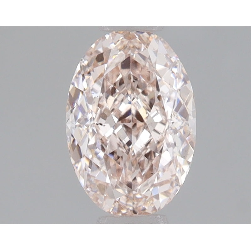 1.1 Ct Oval Lab Diamond  Fancy Light Pink  VS2   IGI