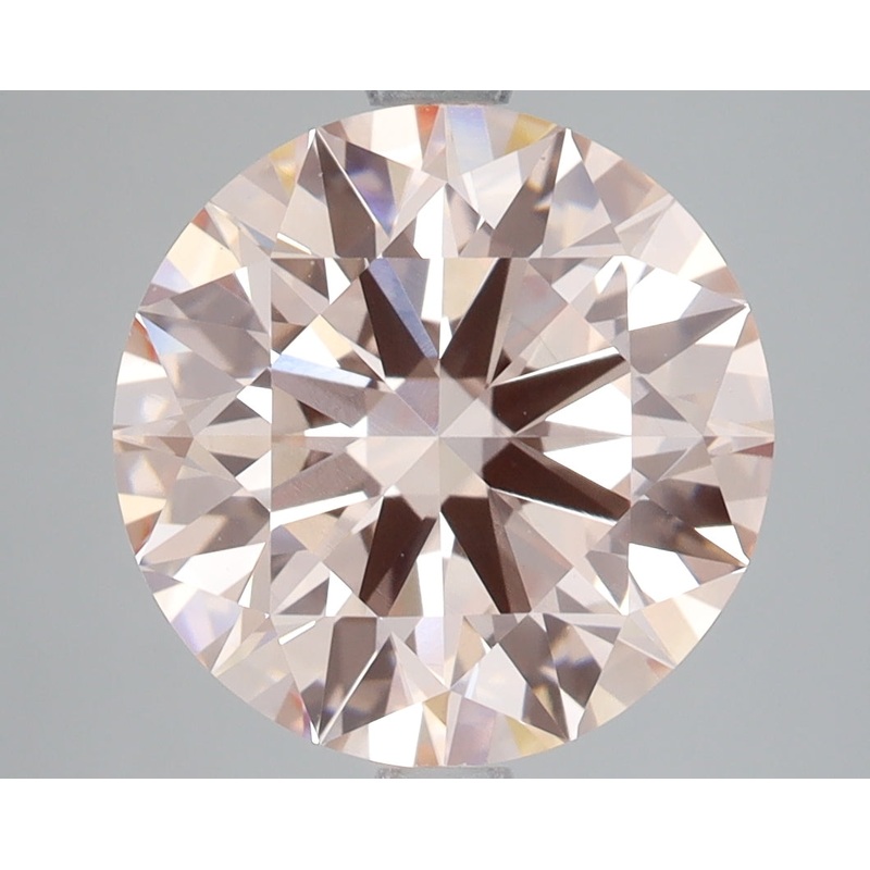 5.06 Ct Round Lab Diamond  Fancy Intense Pink  VS1  Ideal Cut  IGI