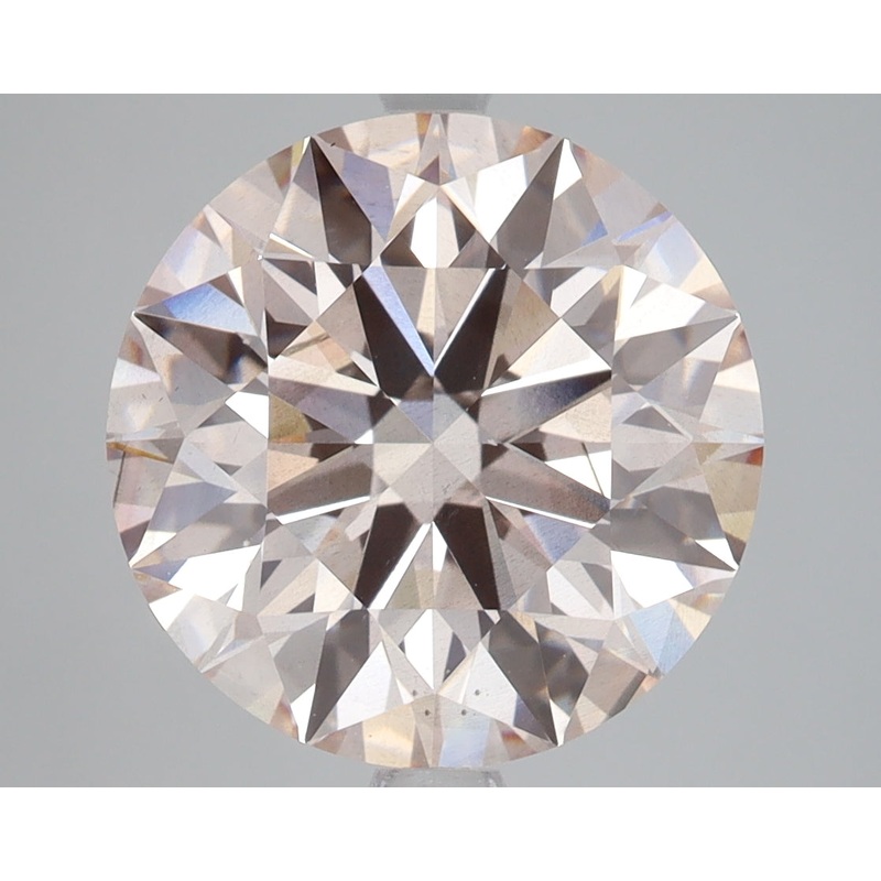 5.69 Ct Round Lab Diamond  Fancy Pink  SI1  Ideal Cut  IGI
