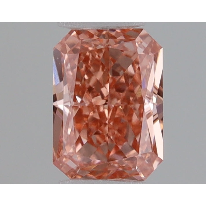 0.36 Ct Radiant Lab Diamond  Fancy Intense Pink  VVS2   IGI