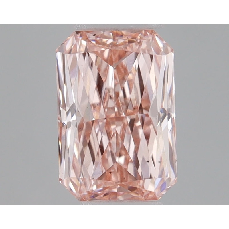 0.56 Ct Radiant Lab Diamond  Fancy Intense Pink  VS2   IGI