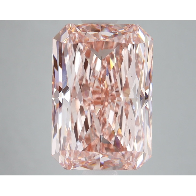 6.38 Ct Radiant Lab Diamond  Fancy Vivid Pink  VS1   IGI