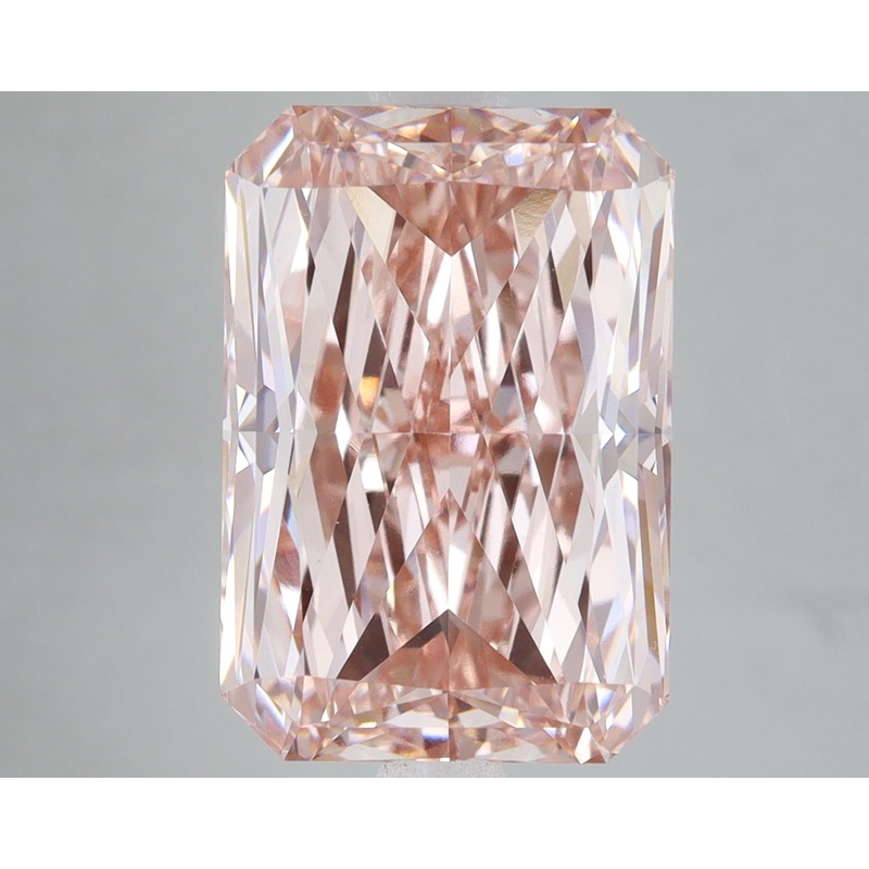 7.1 Ct Radiant Lab Diamond  Fancy Intense Pink  VS1   IGI