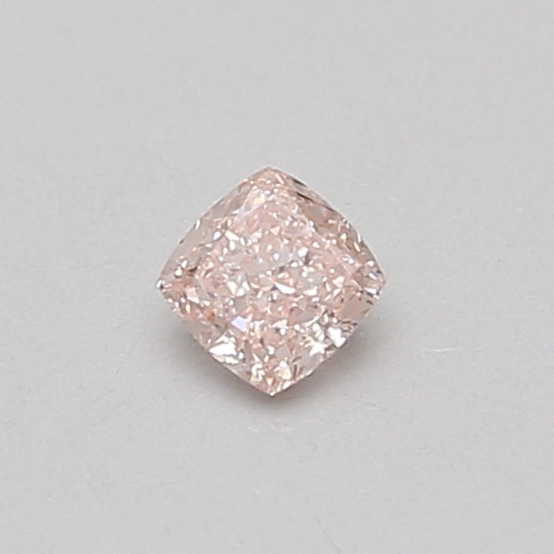 0.26 Ct Cushion Lab Diamond  Fancy Intense Pink  VS1   IGI