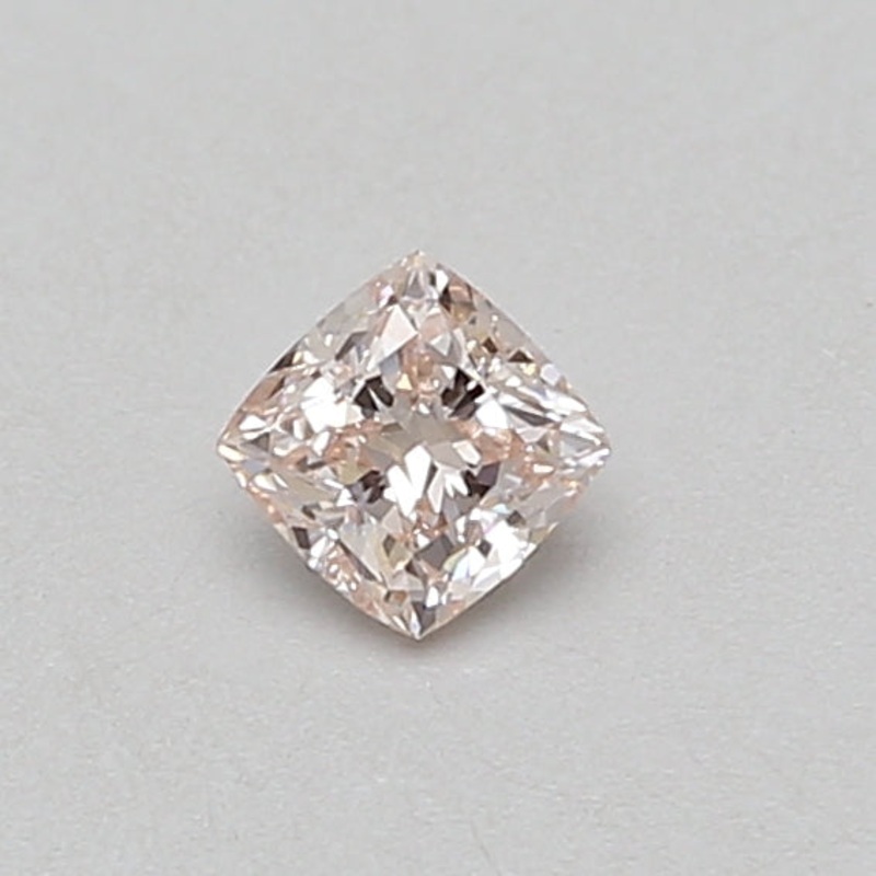 0.3 Ct Cushion Lab Diamond  Fancy Light Pink  VVS2   IGI