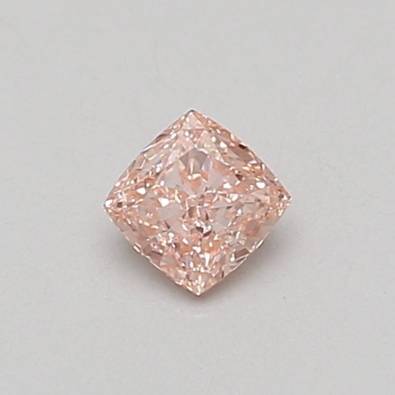 0.35 Ct Cushion Lab Diamond  Fancy Intense Pink  VVS2   IGI
