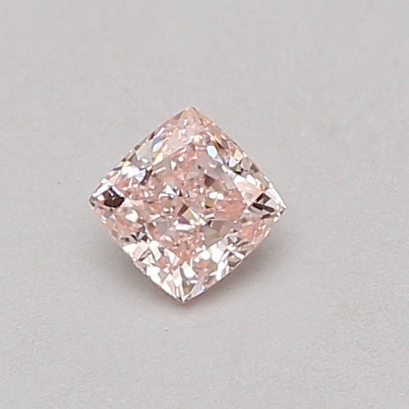0.36 Ct Cushion Lab Diamond  Fancy Pink  VVS2   IGI