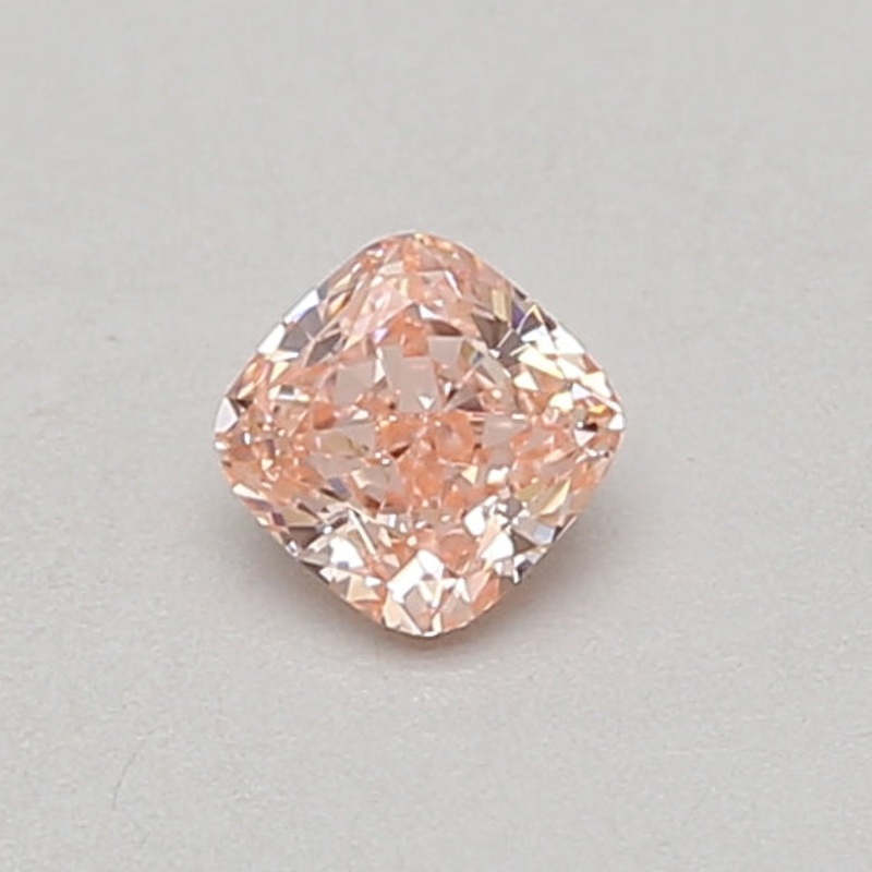 0.39 Ct Cushion Lab Diamond  Fancy Intense Pink  VS1   IGI