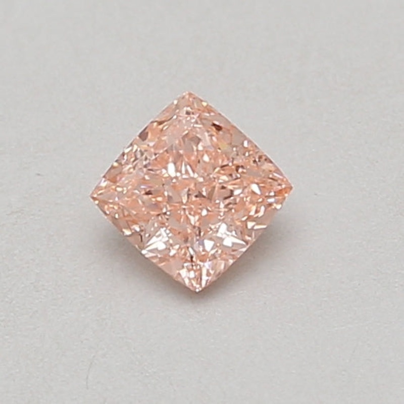0.41 Ct Cushion Lab Diamond  Fancy Intense Pink  VVS2   IGI