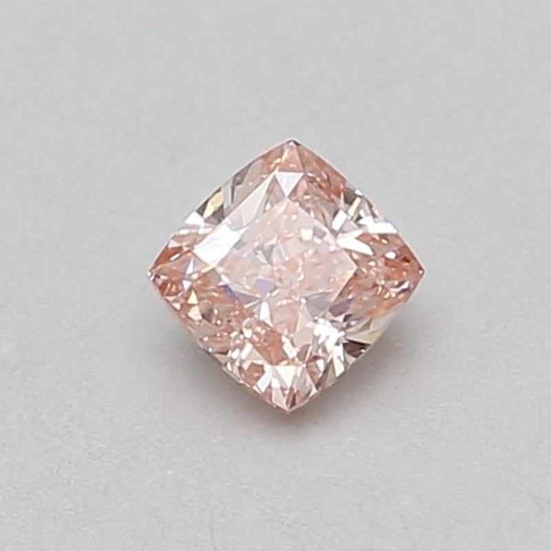 0.45 Ct Cushion Lab Diamond  Fancy Intense Pink  VS1   IGI