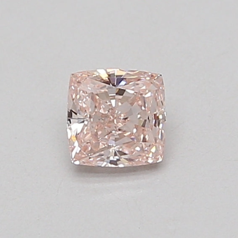 0.48 Ct Cushion Lab Diamond  Fancy Intense Pink  VS2   IGI