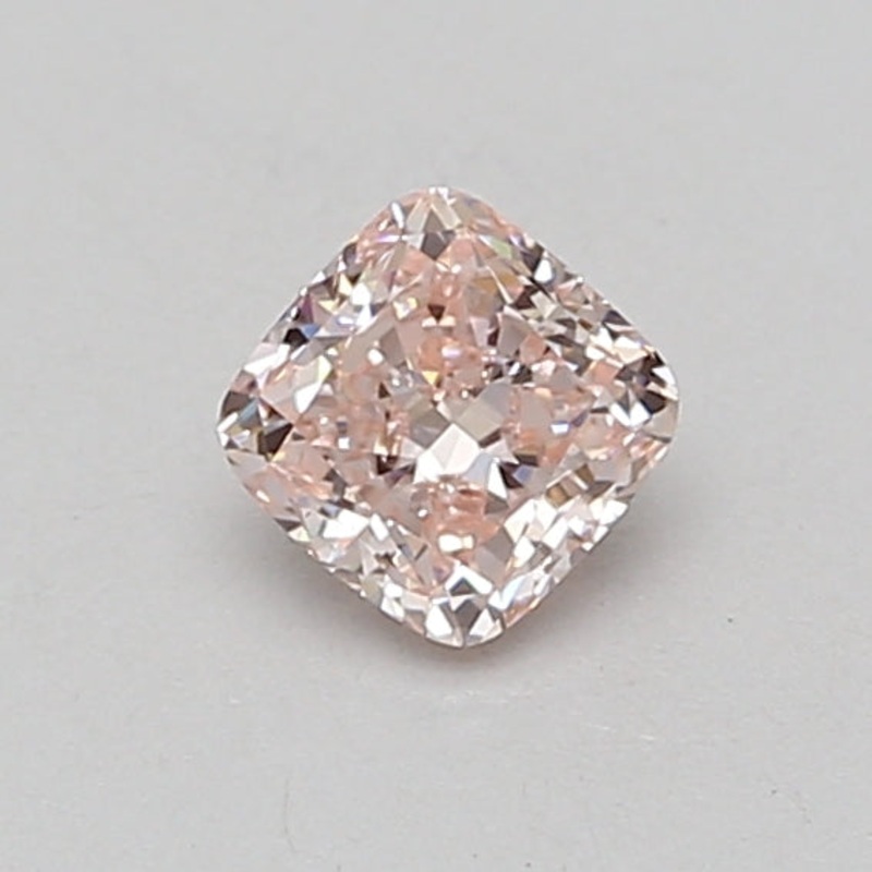 0.56 Ct Cushion Lab Diamond  Fancy Pink  VS1   IGI