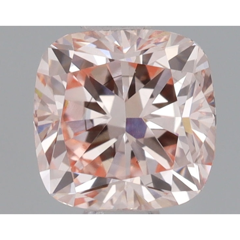 0.73 Ct Cushion Lab Diamond  Fancy Intense Pink  VS2   IGI