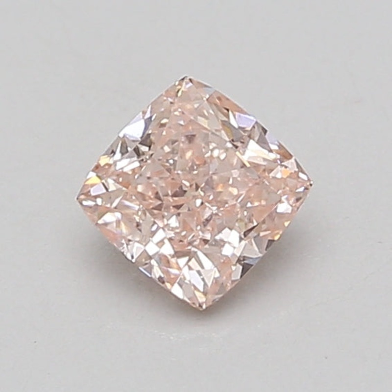 0.76 Ct Cushion Lab Diamond  Fancy Pink  VS1   IGI