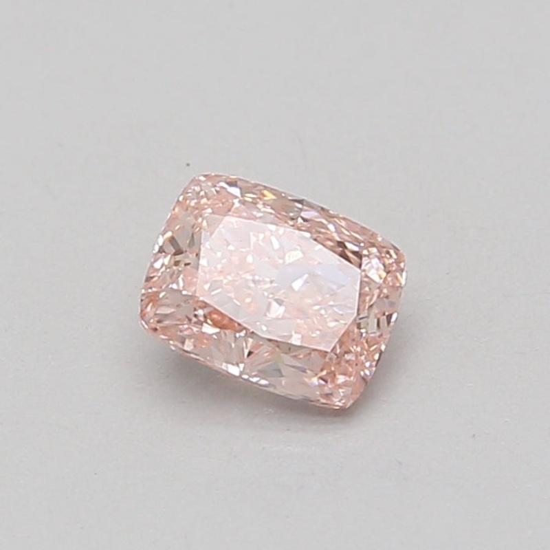 0.77 Ct Cushion Lab Diamond  Fancy Intense Pink  VS1   IGI
