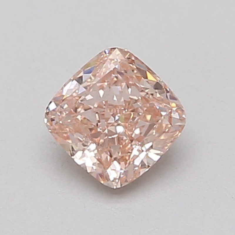 0.79 Ct Cushion Lab Diamond  Fancy Intense Pink  VS2   IGI