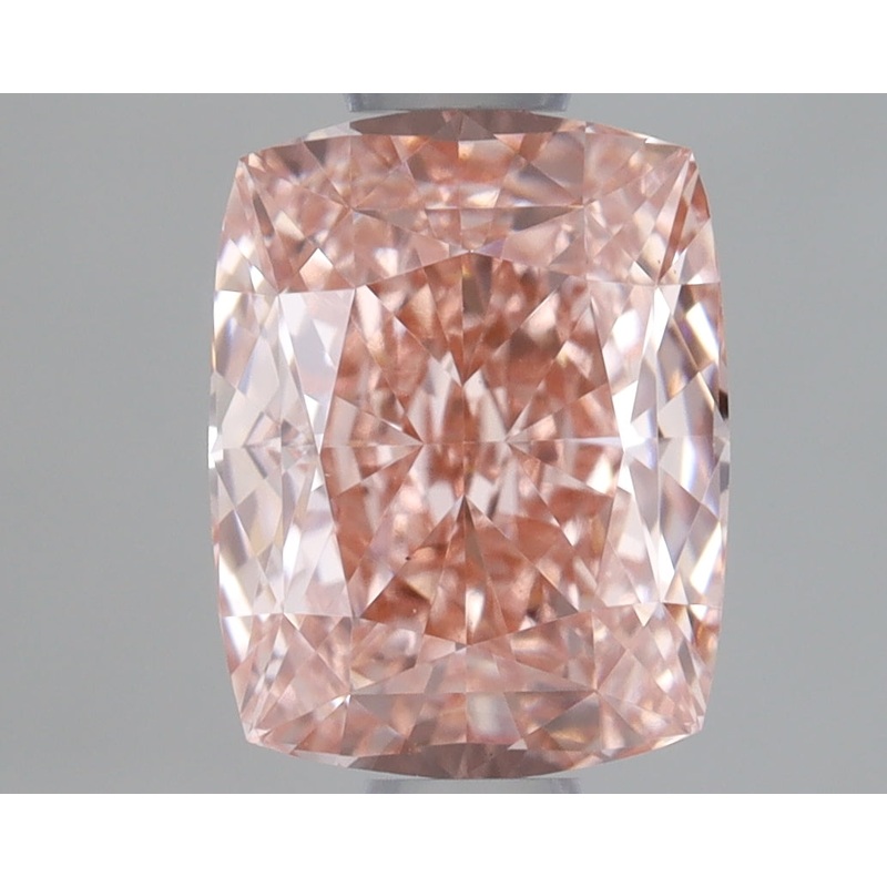 0.92 Ct Cushion Lab Diamond  Fancy Intense Pink  VS1   IGI
