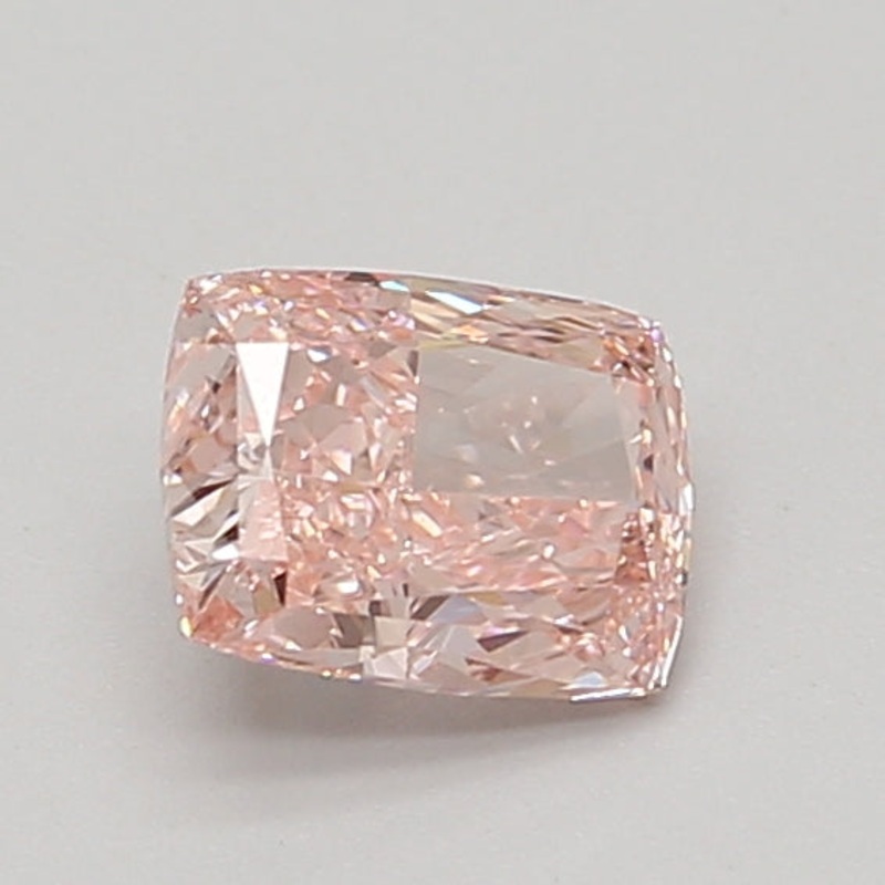 0.94 Ct Cushion Lab Diamond  Fancy Vivid Pink  VS1   IGI