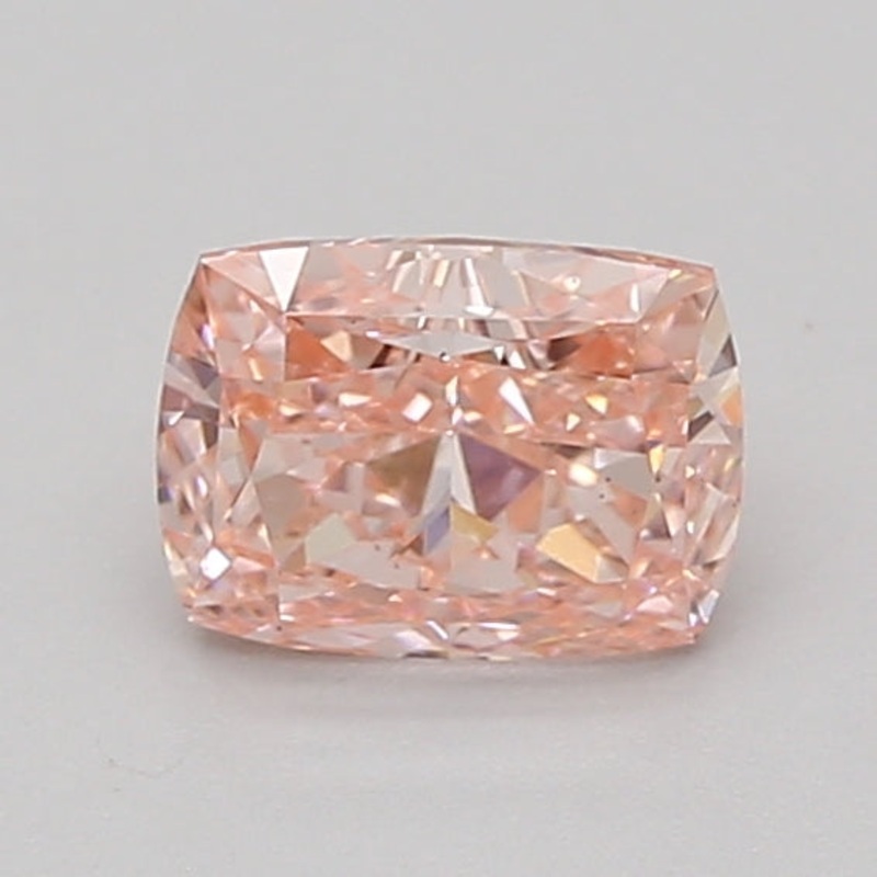 1.01 Ct Cushion Lab Diamond  Fancy Vivid Pink  VS2   IGI