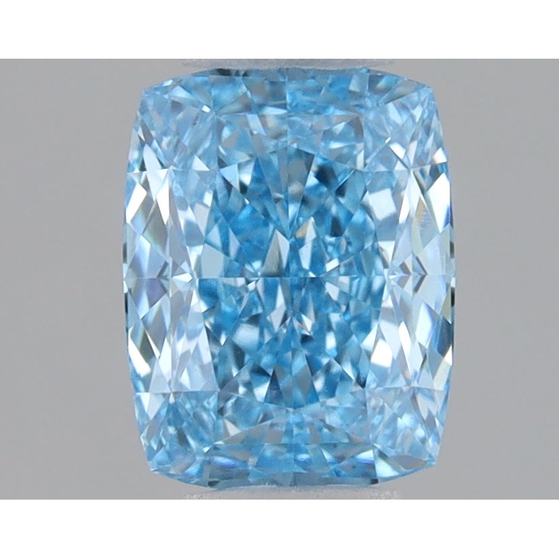1.03 Ct Cushion Lab Diamond  Fancy Intense Blue  VVS2   IGI