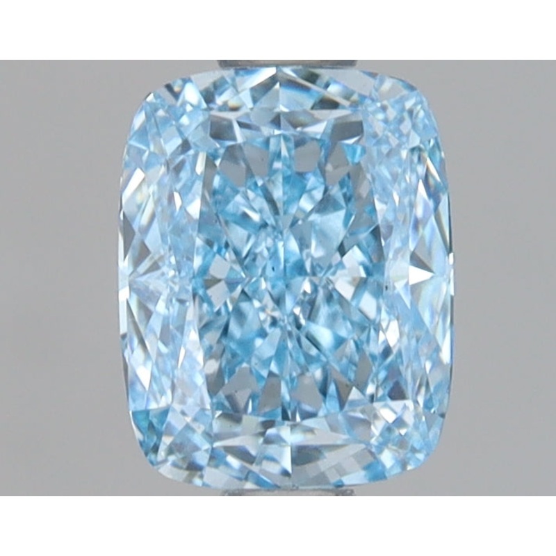1.03 Ct Cushion Lab Diamond  Fancy Vivid Blue  VS1   IGI