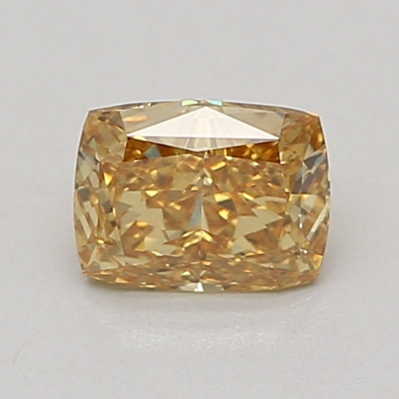 1.03 Ct Cushion Lab Diamond  Fancy Vivid Yellow  VVS2   IGI