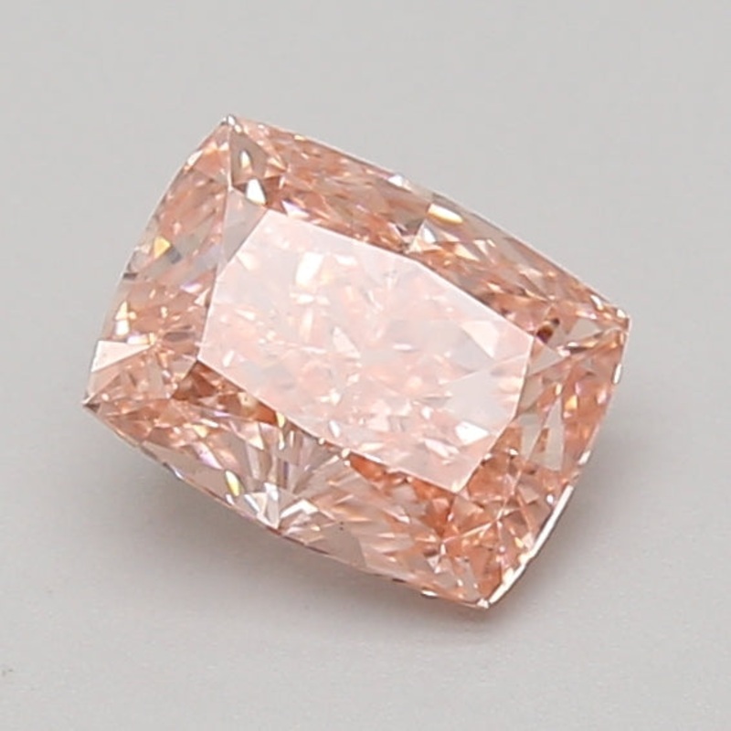 1.05 Ct Cushion Lab Diamond  Fancy Vivid Pink  SI1   IGI
