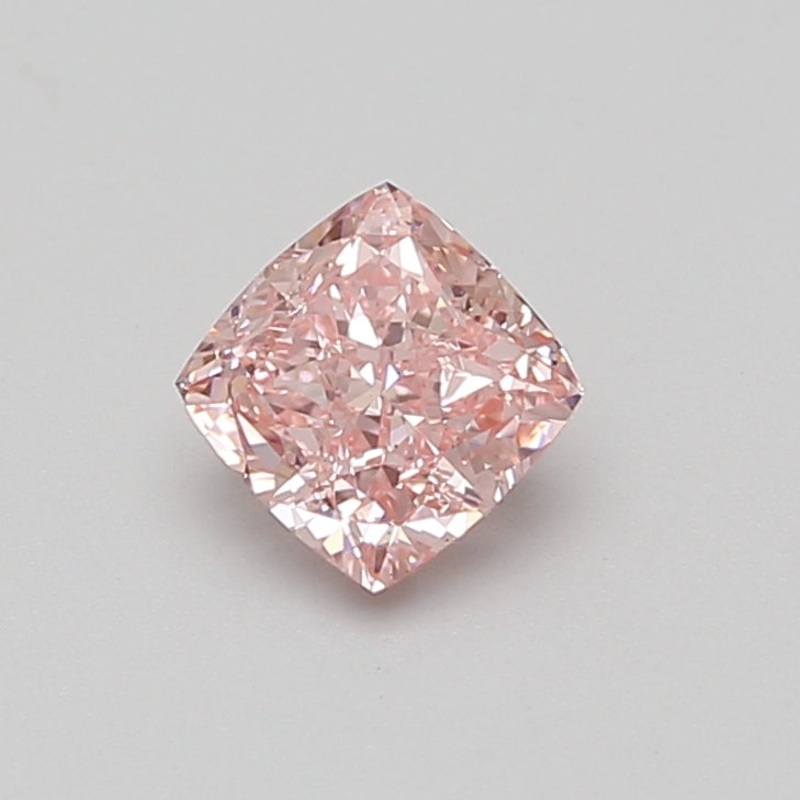 1.05 Ct Cushion Lab Diamond  Fancy Vivid Pink  VS2   IGI