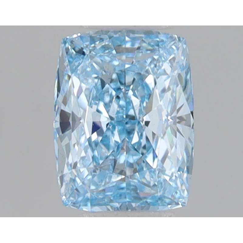 1.09 Ct Cushion Lab Diamond  Fancy Intense Blue  VS2   IGI