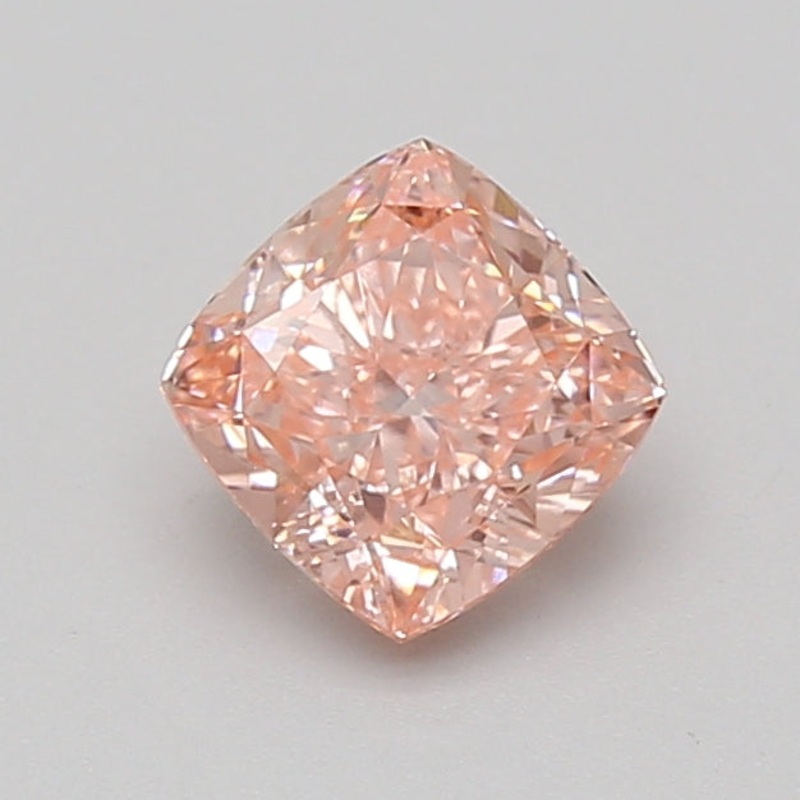 1.09 Ct Cushion Lab Diamond  Fancy Vivid Pink  VS1   IGI