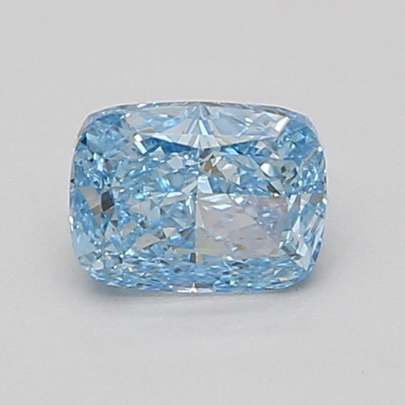 1.1 Ct Cushion Lab Diamond  Fancy Vivid Blue  VVS2   IGI