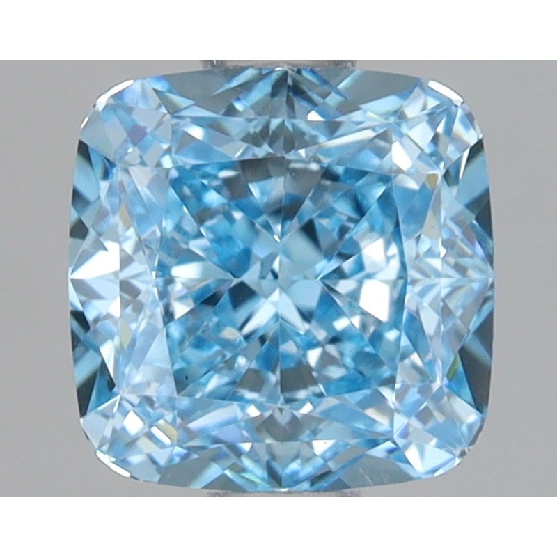 1.14 Ct Cushion Lab Diamond  Fancy Vivid Blue  VVS2   IGI