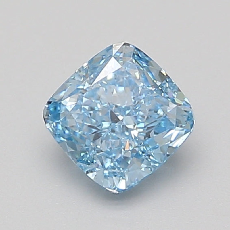 1.15 Ct Cushion Lab Diamond  Fancy Vivid Blue  VS2   IGI