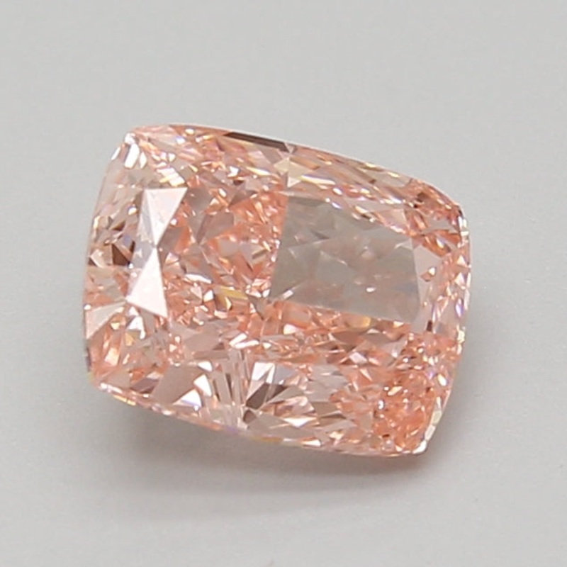 1.17 Ct Cushion Lab Diamond  Fancy Vivid Pink  VS1   IGI