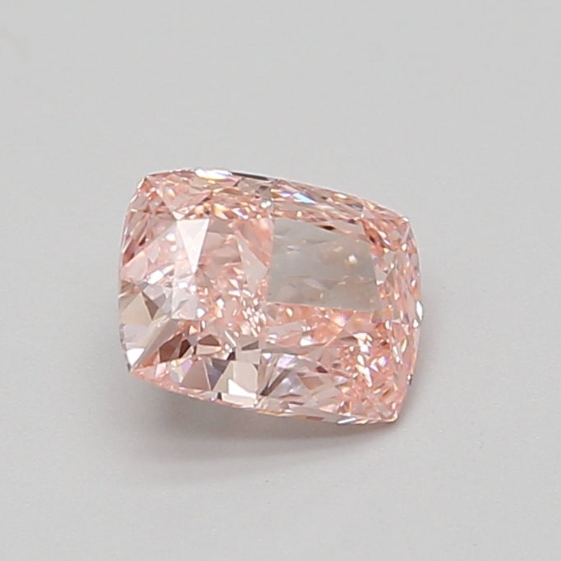 1.21 Ct Cushion Lab Diamond  Fancy Vivid Pink  VS1   IGI