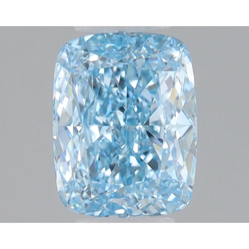 1.22 Ct Cushion Lab Diamond  Fancy Vivid Blue  VS1   IGI