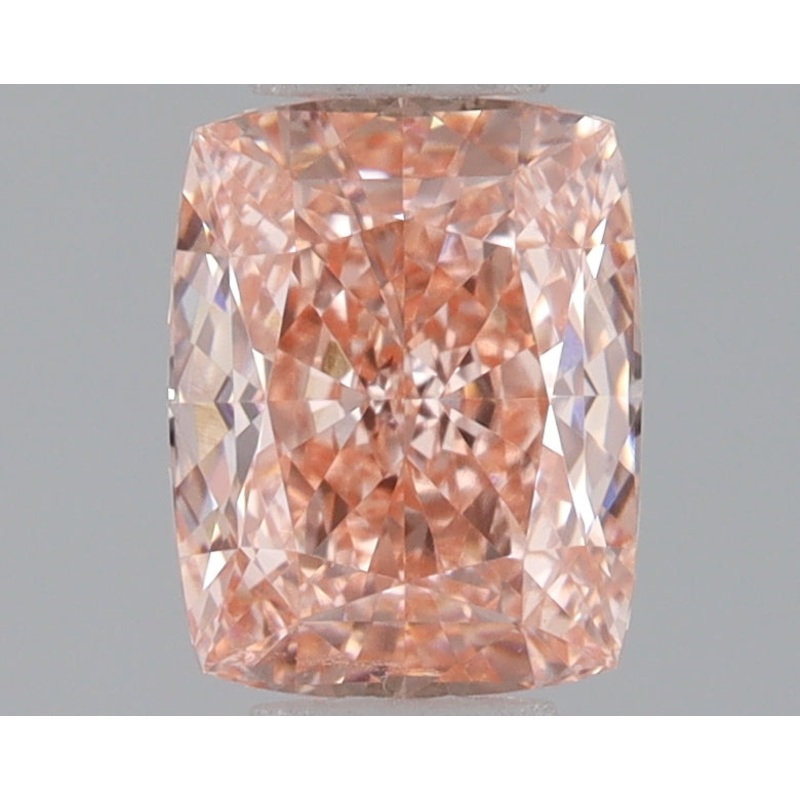 1.24 Ct Cushion Lab Diamond  Fancy Vivid Pink  VVS2   IGI