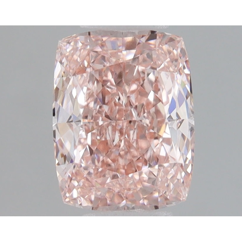 1.45 Ct Cushion Lab Diamond  Fancy Vivid Pink  VS1   IGI