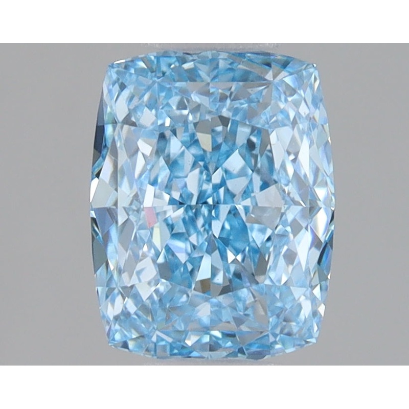 1.54 Ct Cushion Lab Diamond  Fancy Vivid Blue  VS1   IGI