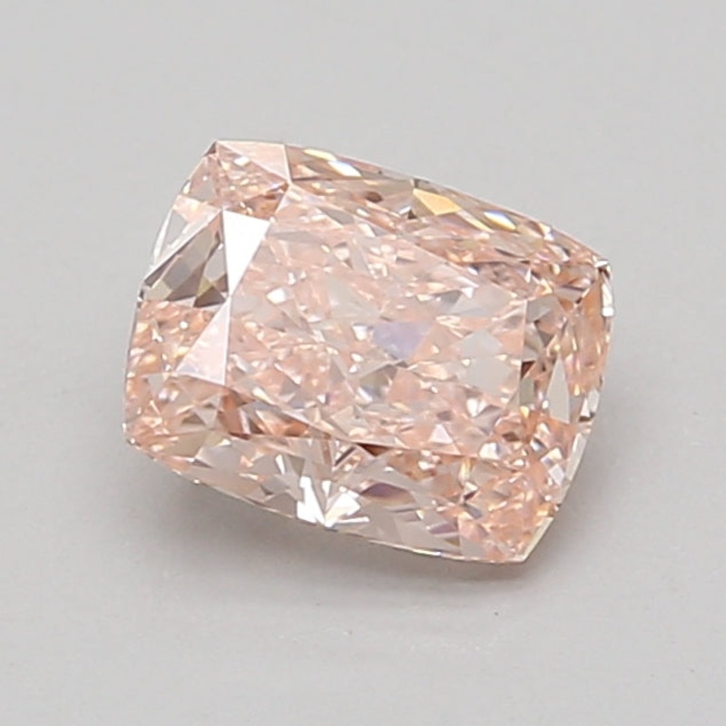 1.55 Ct Cushion Lab Diamond  Fancy Intense Pink  VS1   IGI