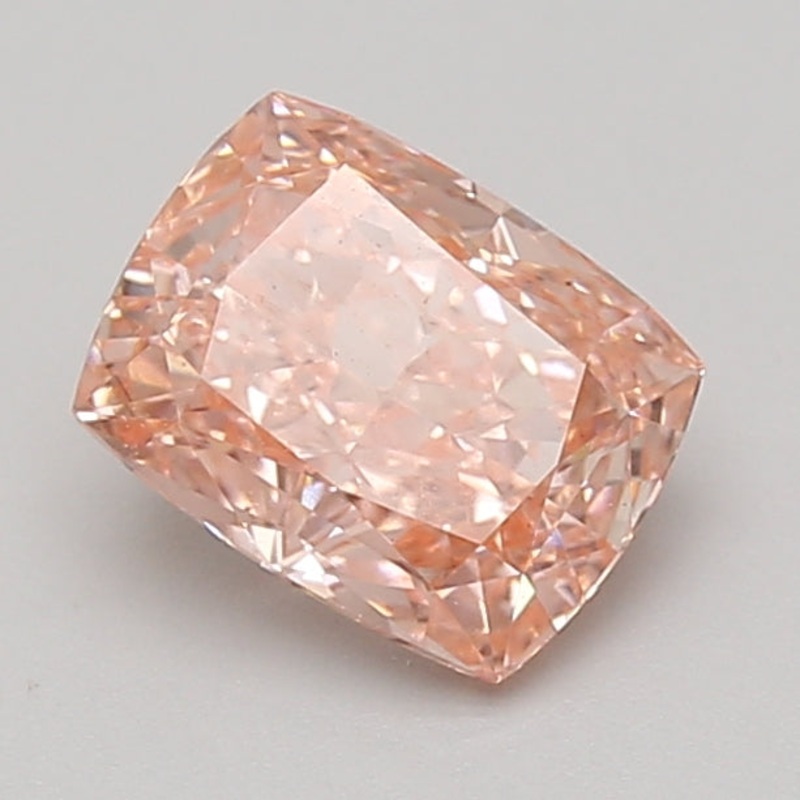 1.55 Ct Cushion Lab Diamond  Fancy Vivid Pink  VS2   IGI