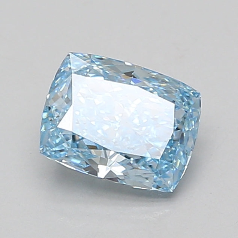 1.56 Ct Cushion Lab Diamond  Fancy Vivid Blue  VS2   IGI